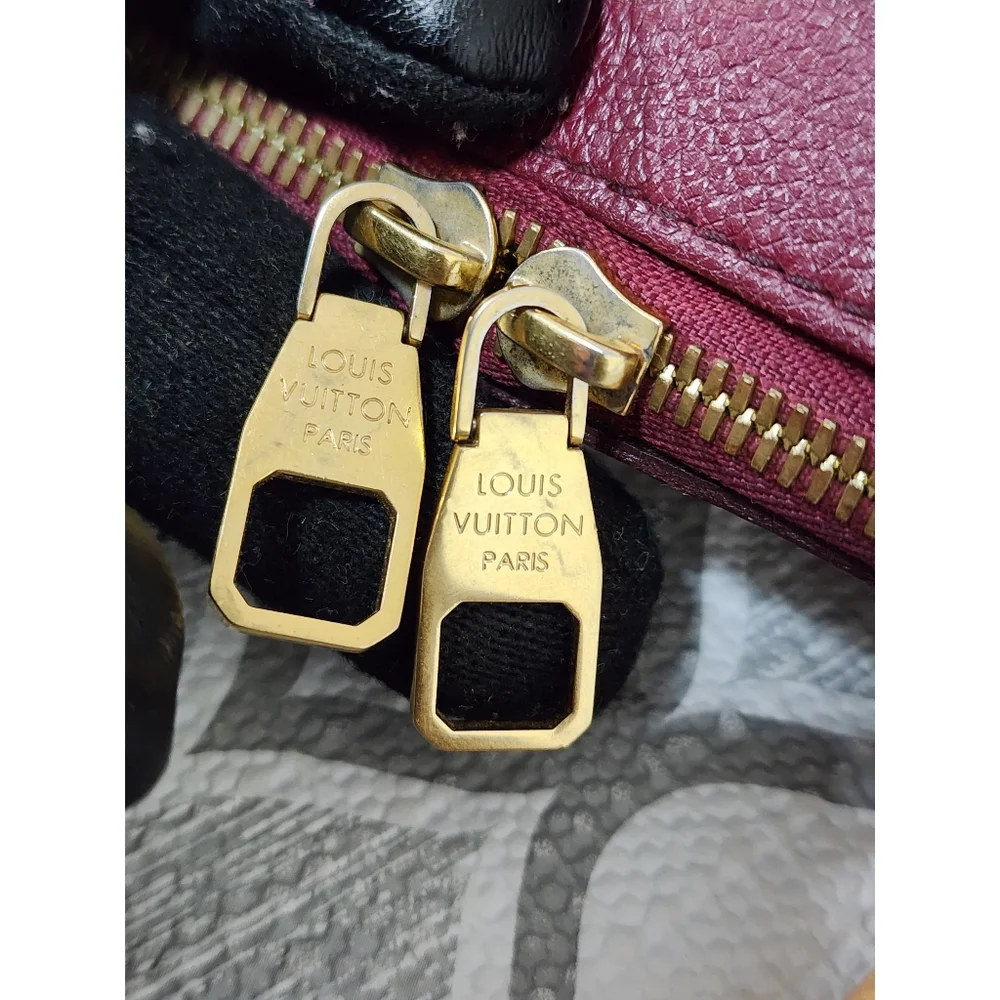 LOUIS VUITTON Monogram Canvas Pallas Bag Brown